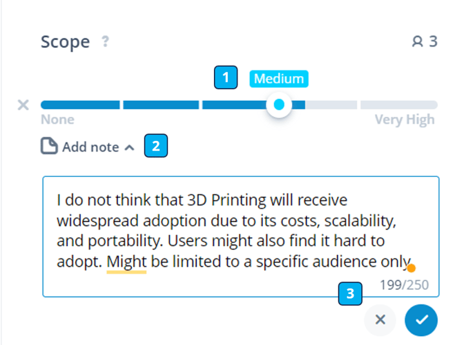 rating note